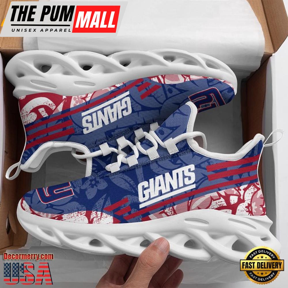 NFL New York Giants Tropical Max Soul Shoes , Running Sneakers Shoes