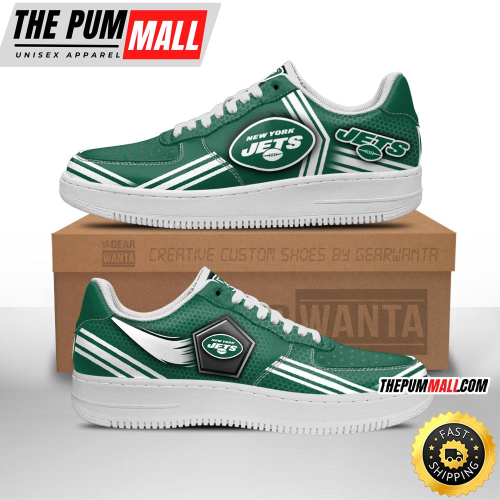 NFL New York Jets Air Force 1 Shoes Air Sneakers For Fans