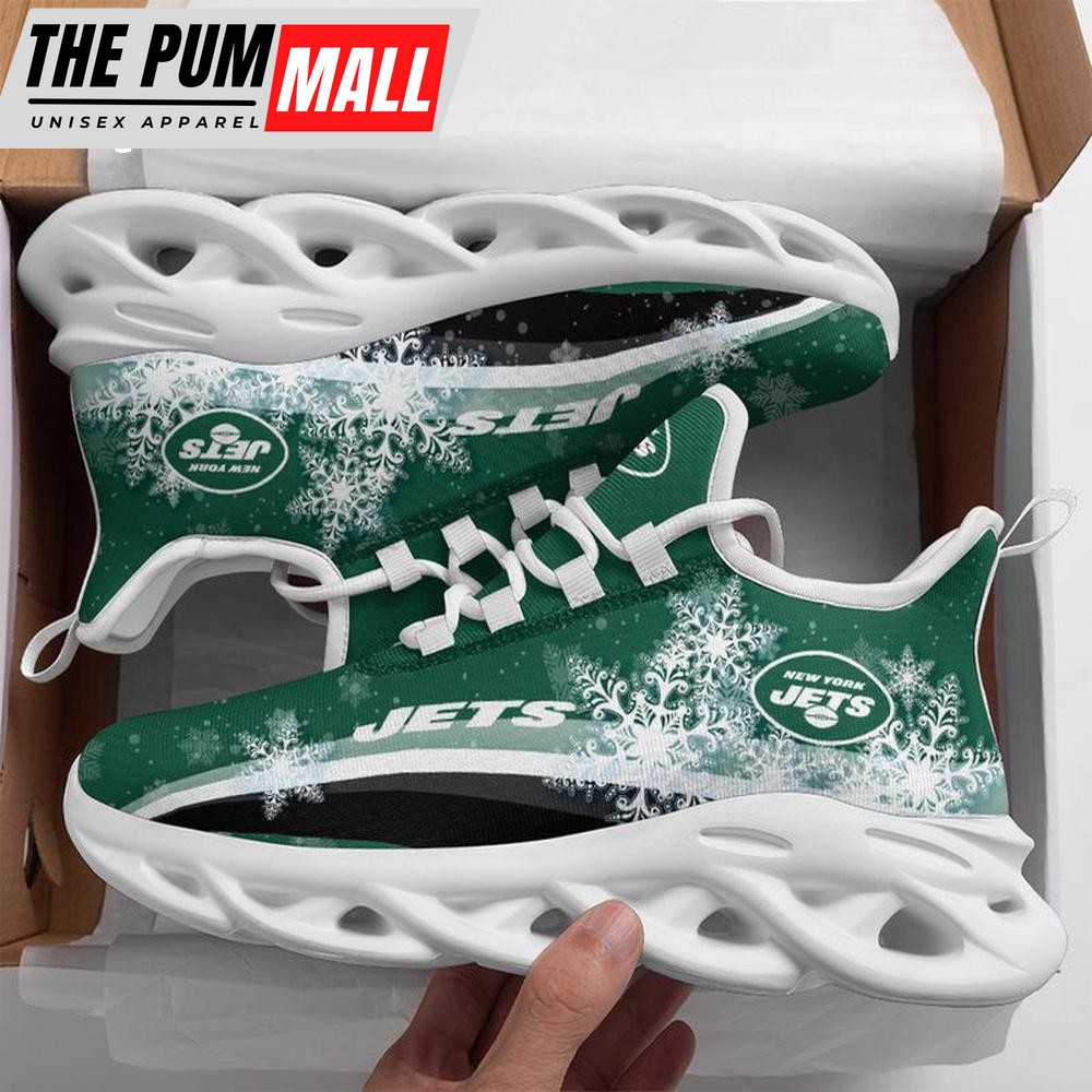 NFL New York Jets Christmas Snow Max Soul Shoes For Men Women