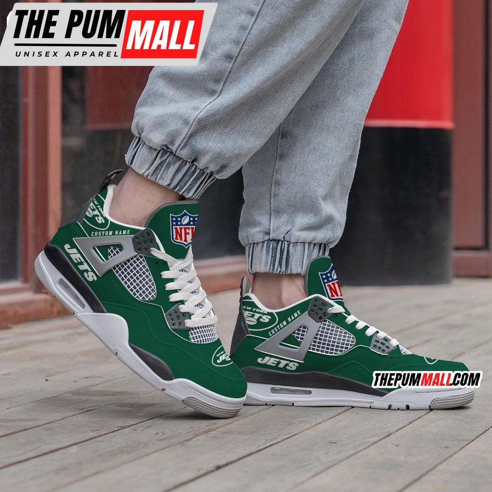 nfl-new-york-jets-football-team-air-jordan-4-shoes-sneaker-v70uhn20 NFL New York Jets Football Team Air Jordan 4 Shoes Sneaker