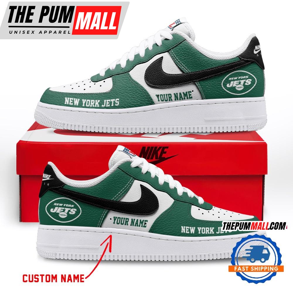NFL New York Jets Limited Edition Personalized Air Force 1 Shoes Sneaker