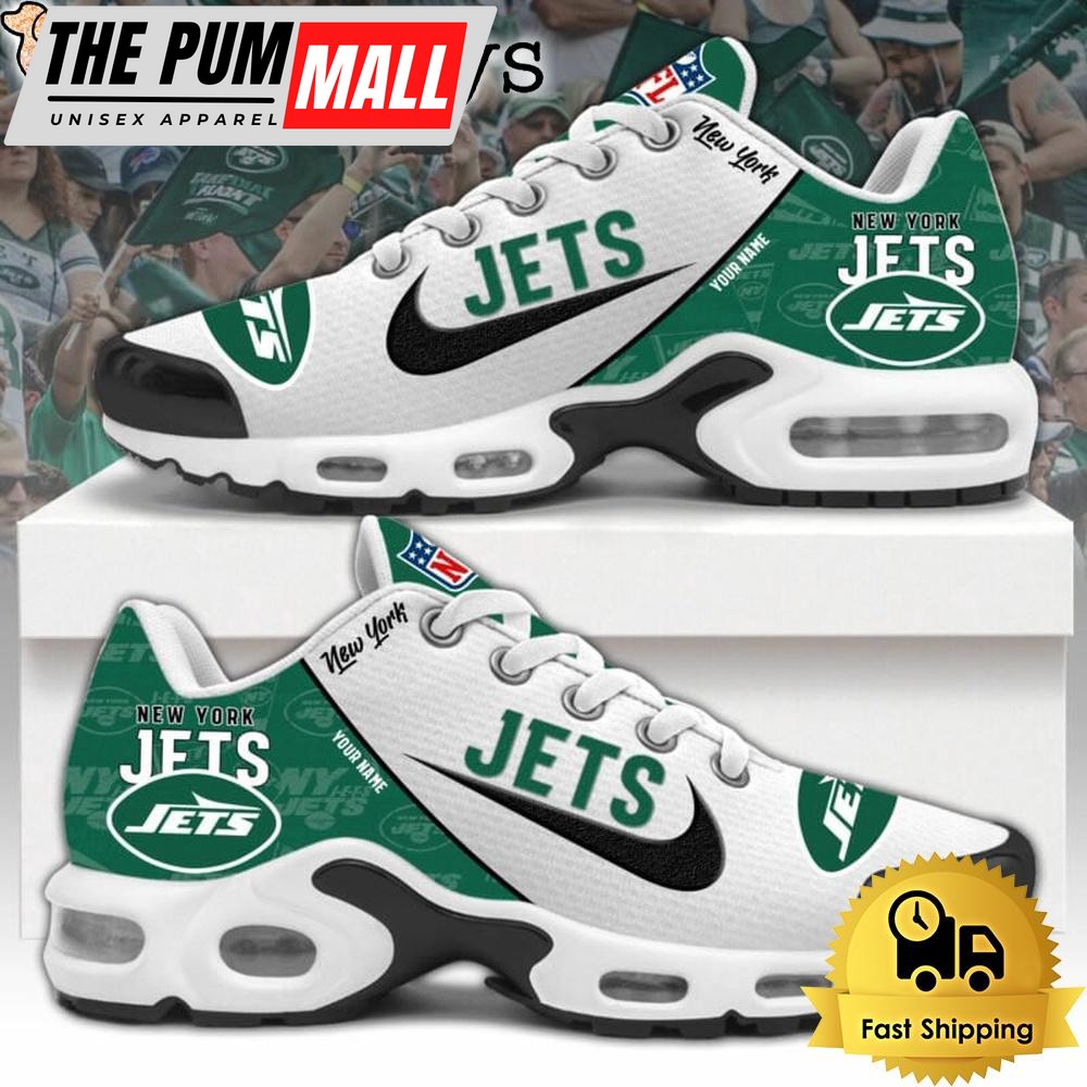 NFL New York Jets Logo 2024 Custom Air Max Plus Shoes, NFL Fan Shoes
