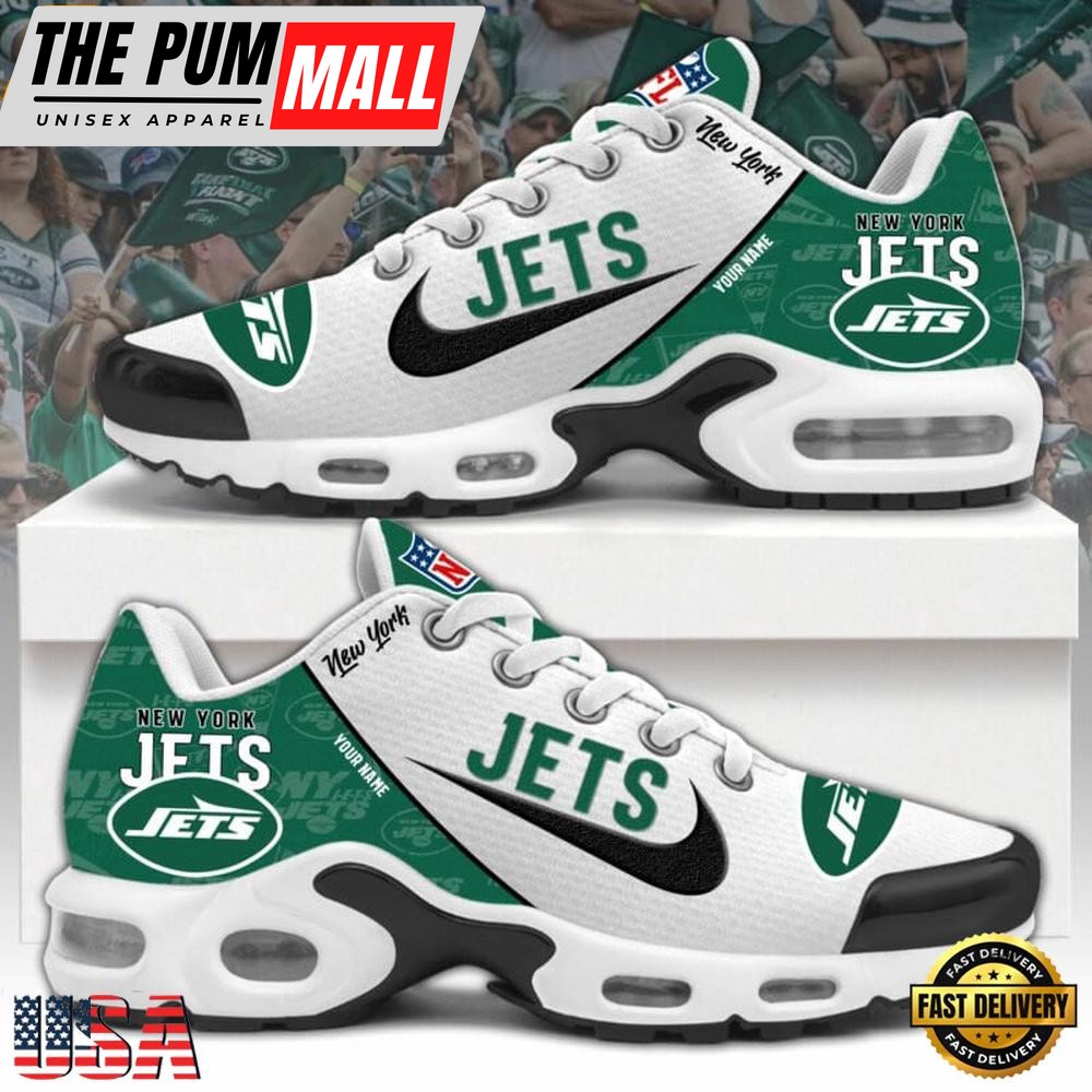 NFL New York Jets Logo 2025 Custom Air Max Plus Shoes Running Sneakers