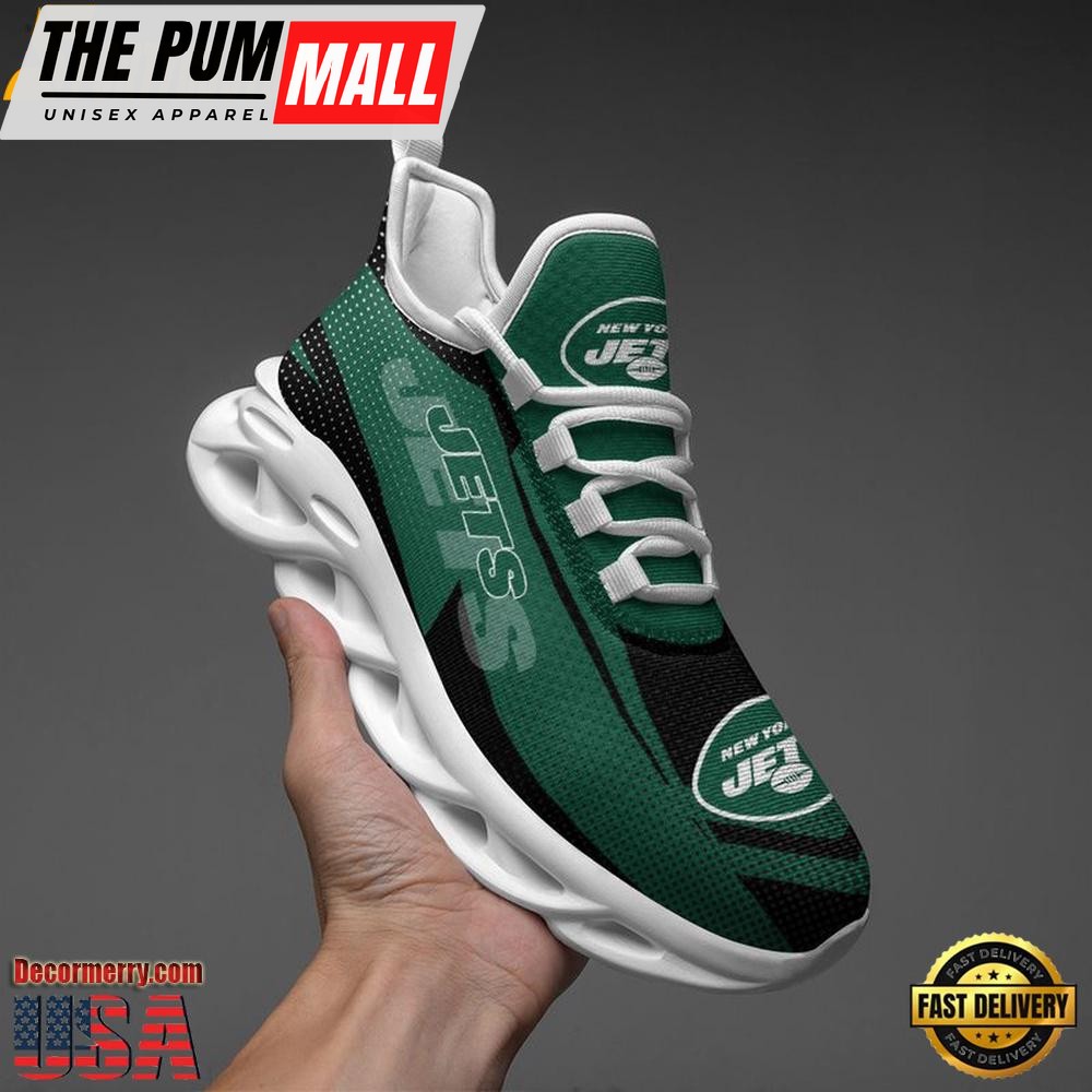 NFL New York Jets Sport Logo Max Soul Shoes , Running Sneakers Shoes