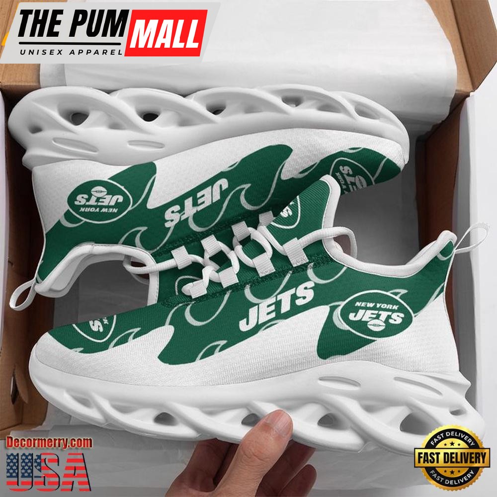 NFL New York Jets Sport Max Soul Shoes , Running Sneakers Shoes