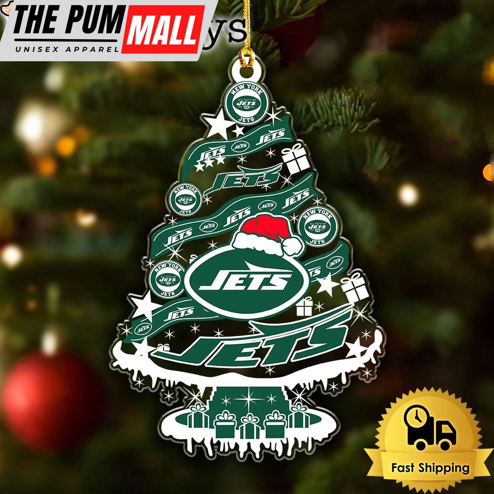 NFL New York Jets Tree Christmas Ornament Limited Edition