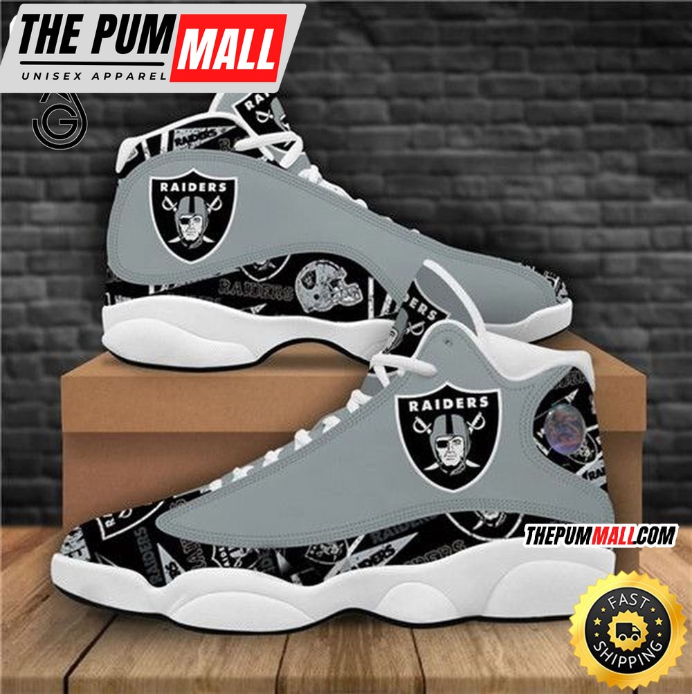 Nfl Oakland Raiders Air Jd 13 Shoes