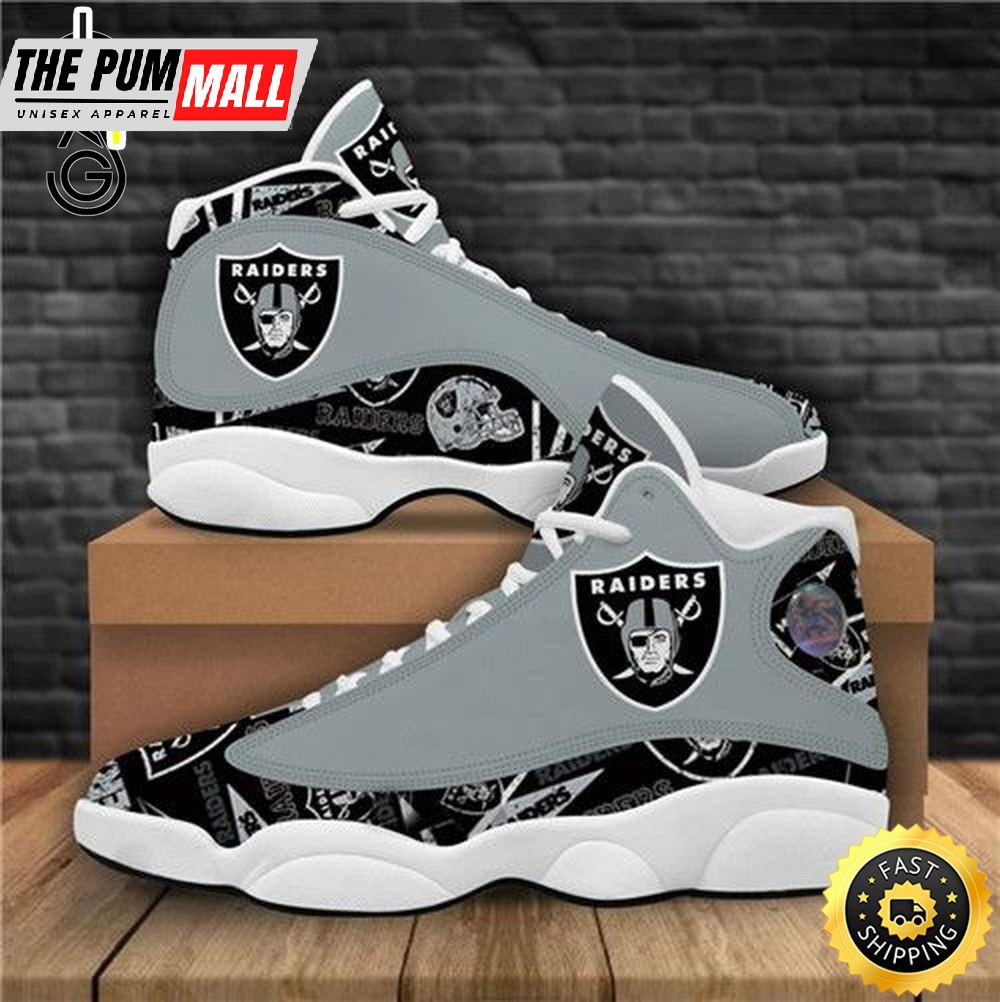 Nfl Oakland Raiders Air Jd 13 Shoes
