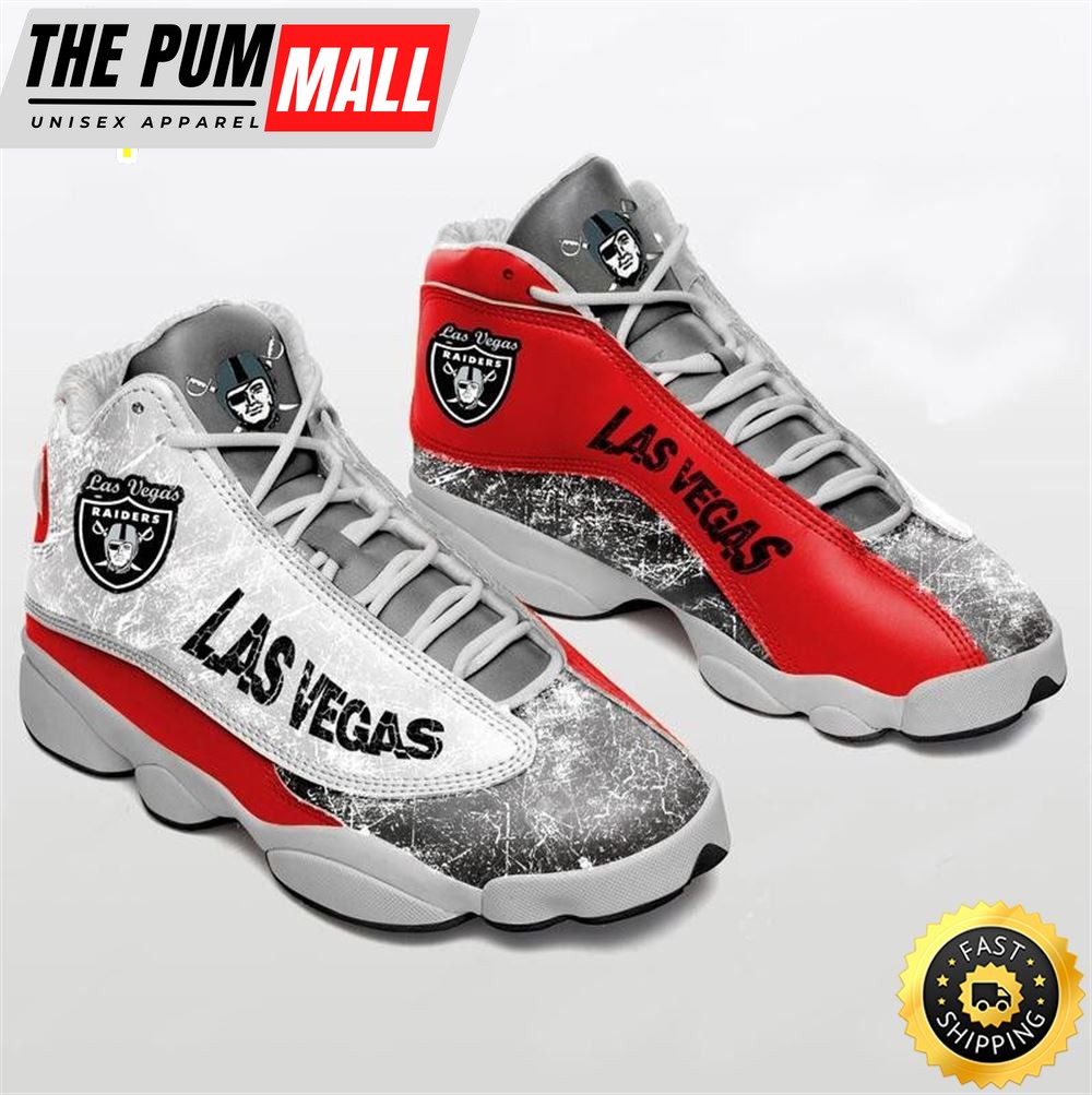 NFL Oakland Raiders Air Jd 13 Shoes V2