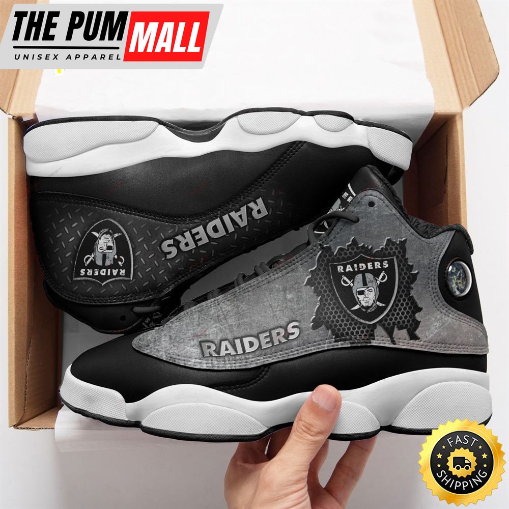 NFL Oakland Raiders Air Jd 13 Shoes V3