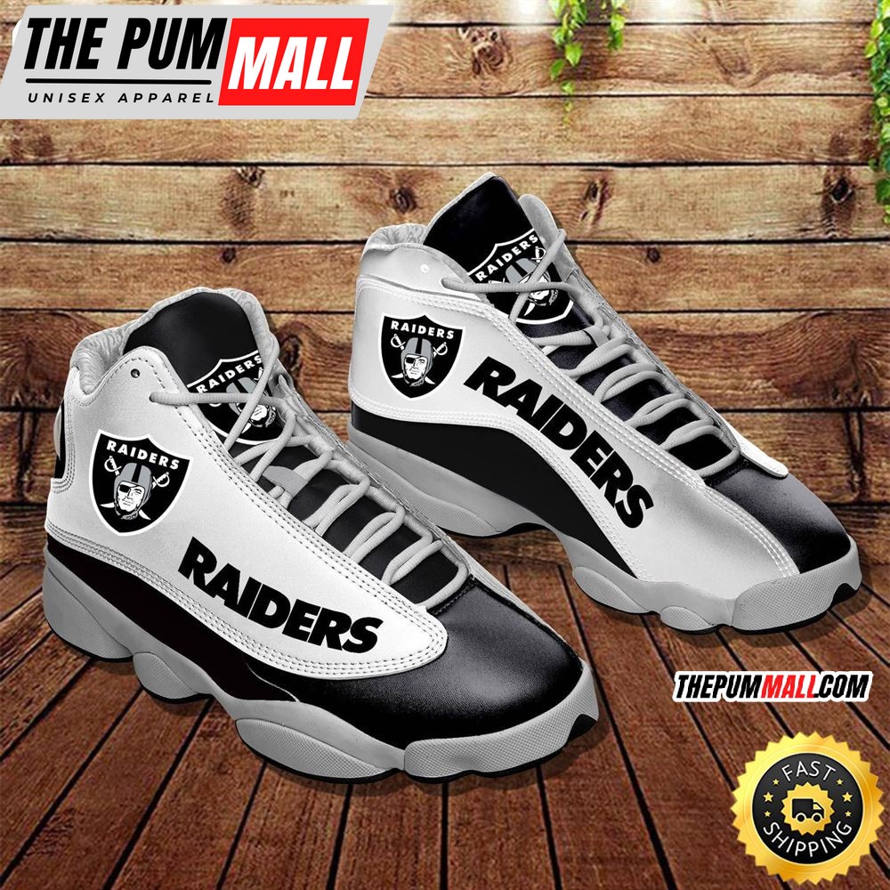 NFL Oakland Raiders Air Jd 13 Shoes V6