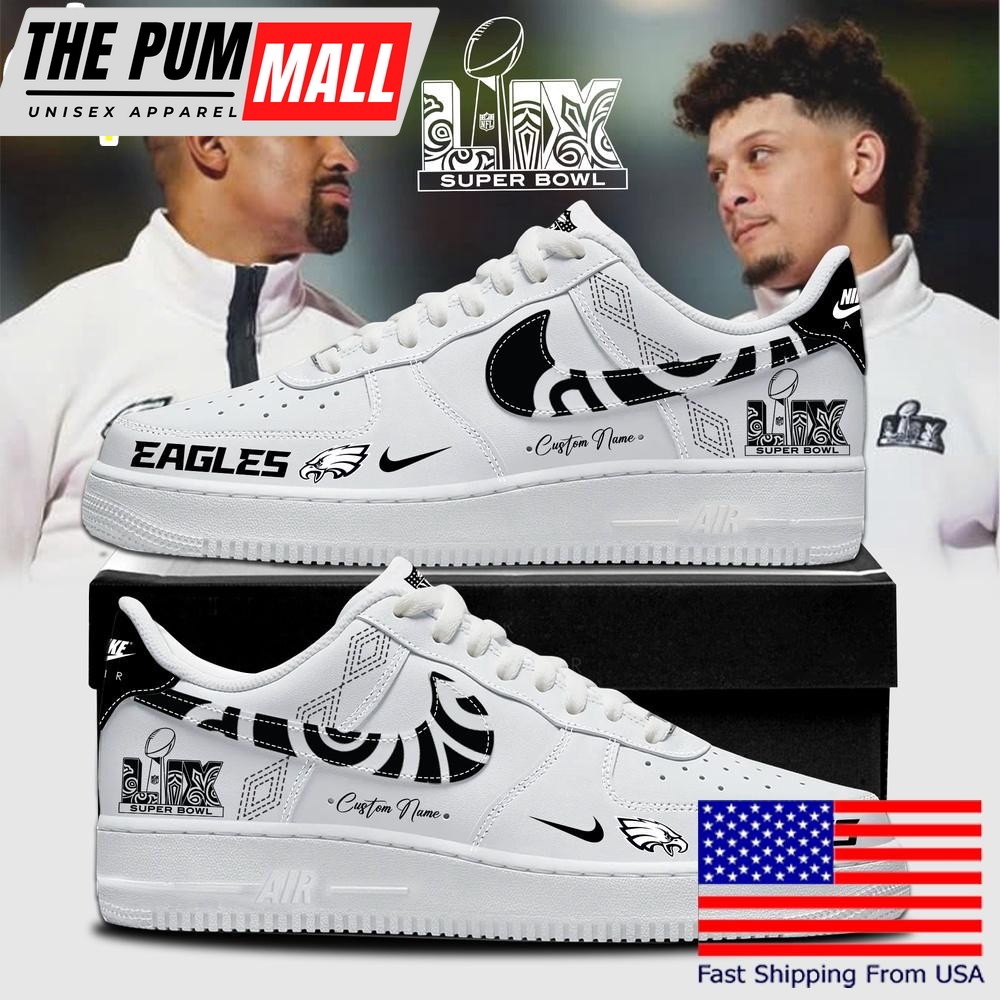 NFL Philadelphia Eagles 2025 Super Bowl LIX Opening Night Custom Air Force 1 Shoes , Best Running Shoes