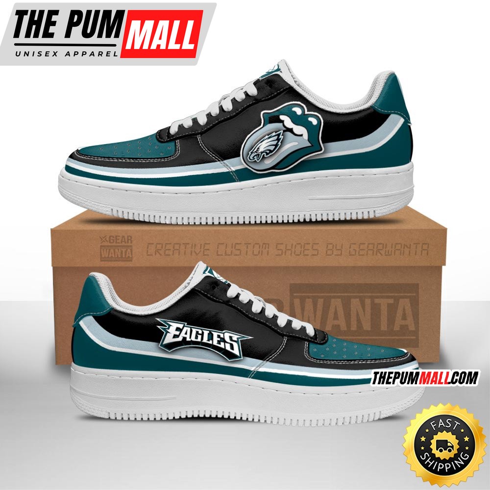NFL Philadelphia Eagles Air Force 1 Shoes Sexy Lips For Fans