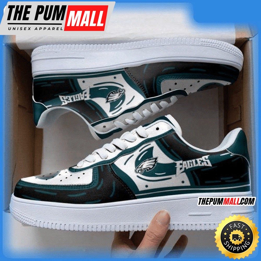 NFL Philadelphia Eagles Air Force 1 Shoes Sneaker Trending For Fans