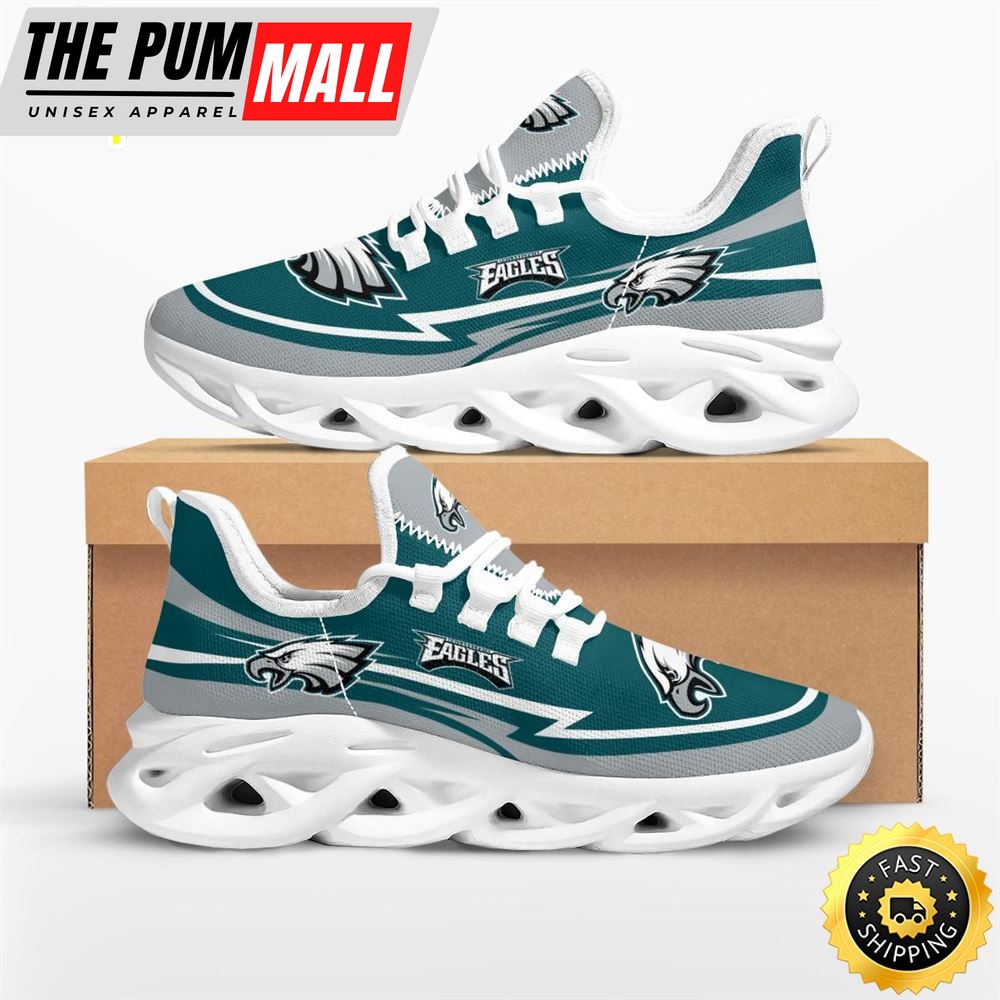 NFL Philadelphia Eagles Are Coming Curves Max Soul Shoes
