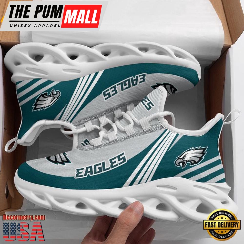 NFL Philadelphia Eagles Basic Logo Max Soul Shoes , Running Sneakers Shoes