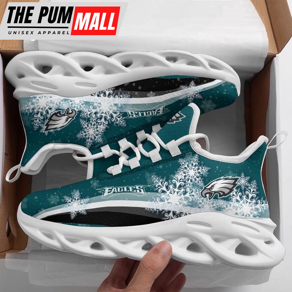 NFL Philadelphia Eagles Christmas Snow Max Soul Shoes For Men Women