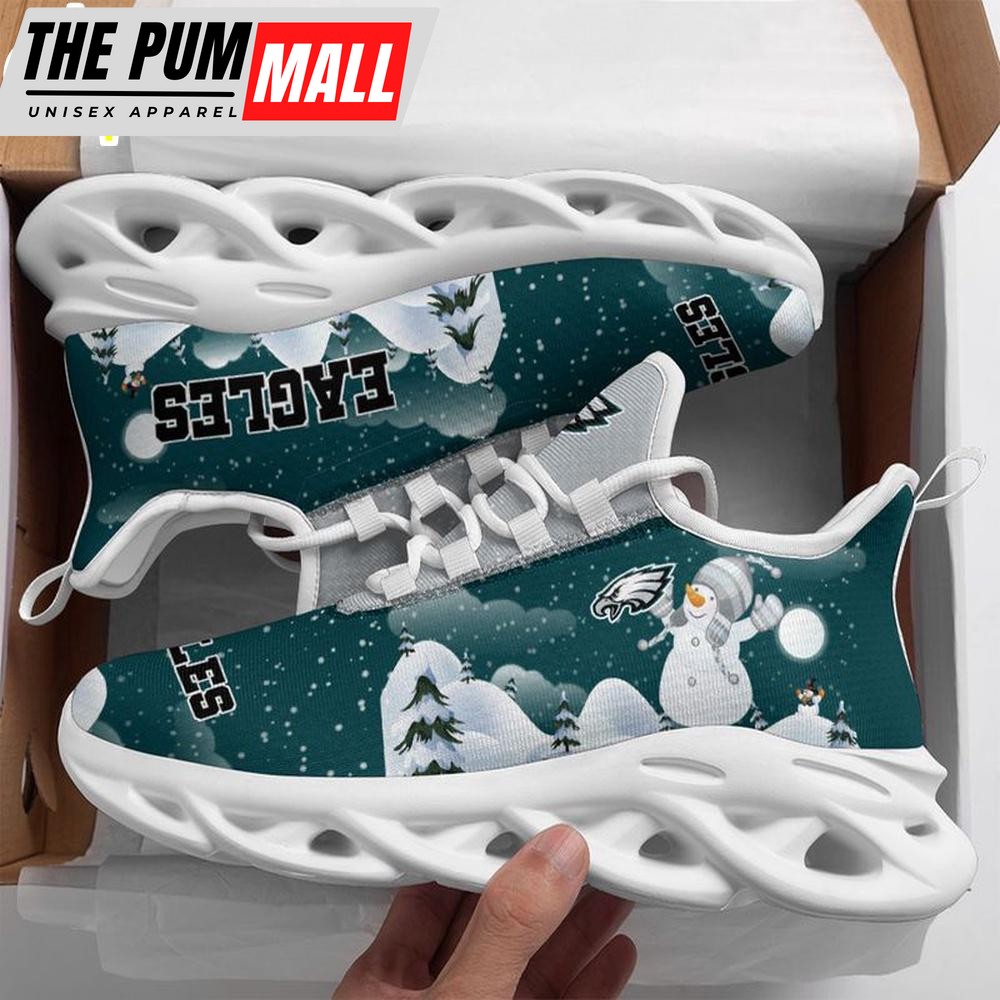 NFL Philadelphia Eagles Christmas Snowman Max Soul Shoes