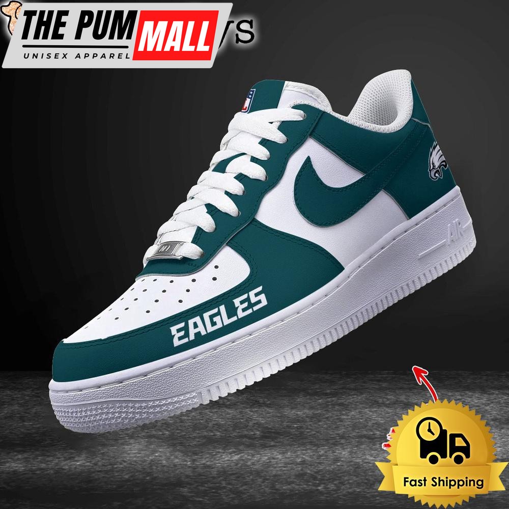 NFL Philadelphia Eagles Every Step Carries Belief Custom Air Force 1 Shoes