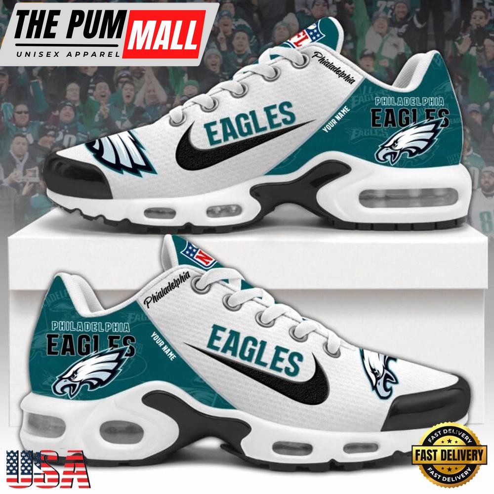 NFL Philadelphia Eagles Logo 2025 Custom Air Max Plus Shoes Running Sneakers