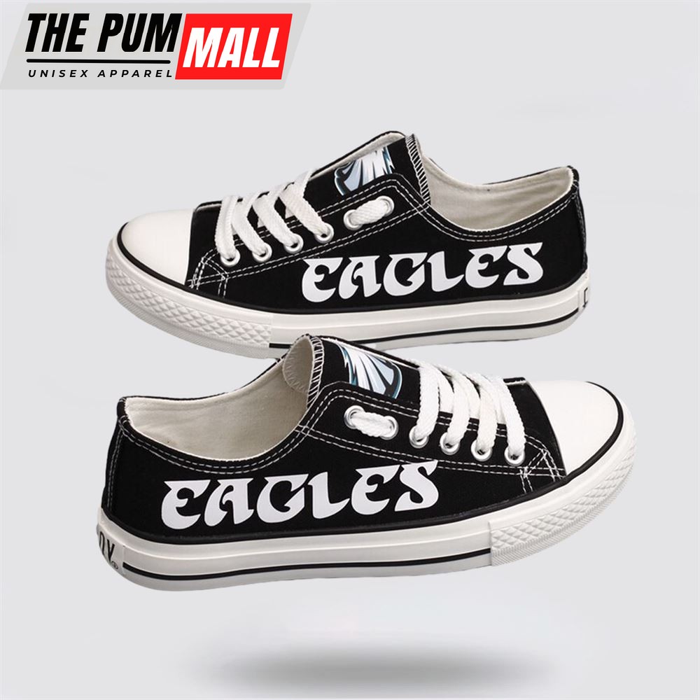 nfl-philadelphia-eagles-low-top-canvas-shoes-sport-sneakers-dominate-the-streets-g29mykum NFL Philadelphia Eagles Low Top Canvas Shoes Sport Sneakers Dominate The Streets With Authentic Nfl Style