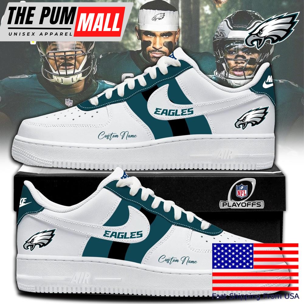 NFL Philadelphia Eagles New Design Limited Custom Air Force 1 Shoes , Best Running Shoes