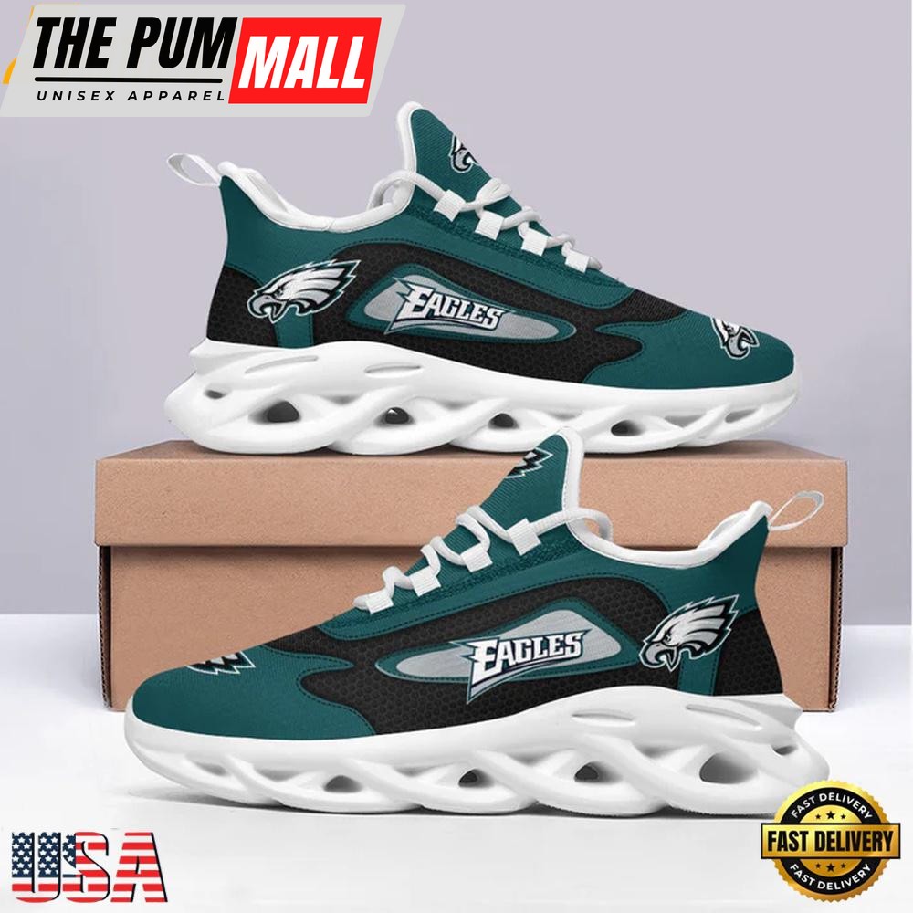 NFL Philadelphia Eagles Team Max Soul Shoes, Running Sneakers Shoes, Fan Gifts
