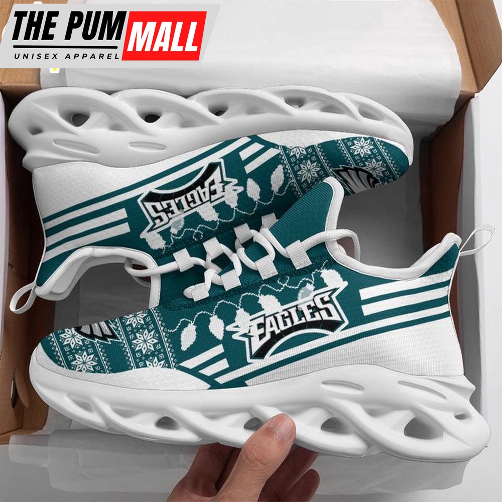 NFL Philadelphia Eagles X-max Santa Claus Christmas Max Soul Shoes