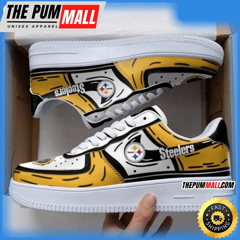NFL Pittsburgh Steelers Air Force 1 Shoes Sneaker Trending For Fans
