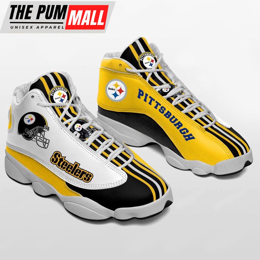 NFL Pittsburgh Steelers Air Jd 13 Shoes Sneaker Fans Gift