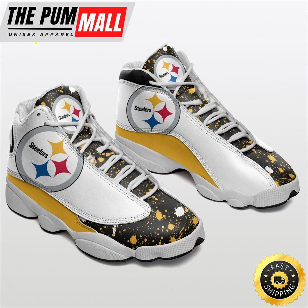 NFL Pittsburgh Steelers Air Jd 13 Shoes V2