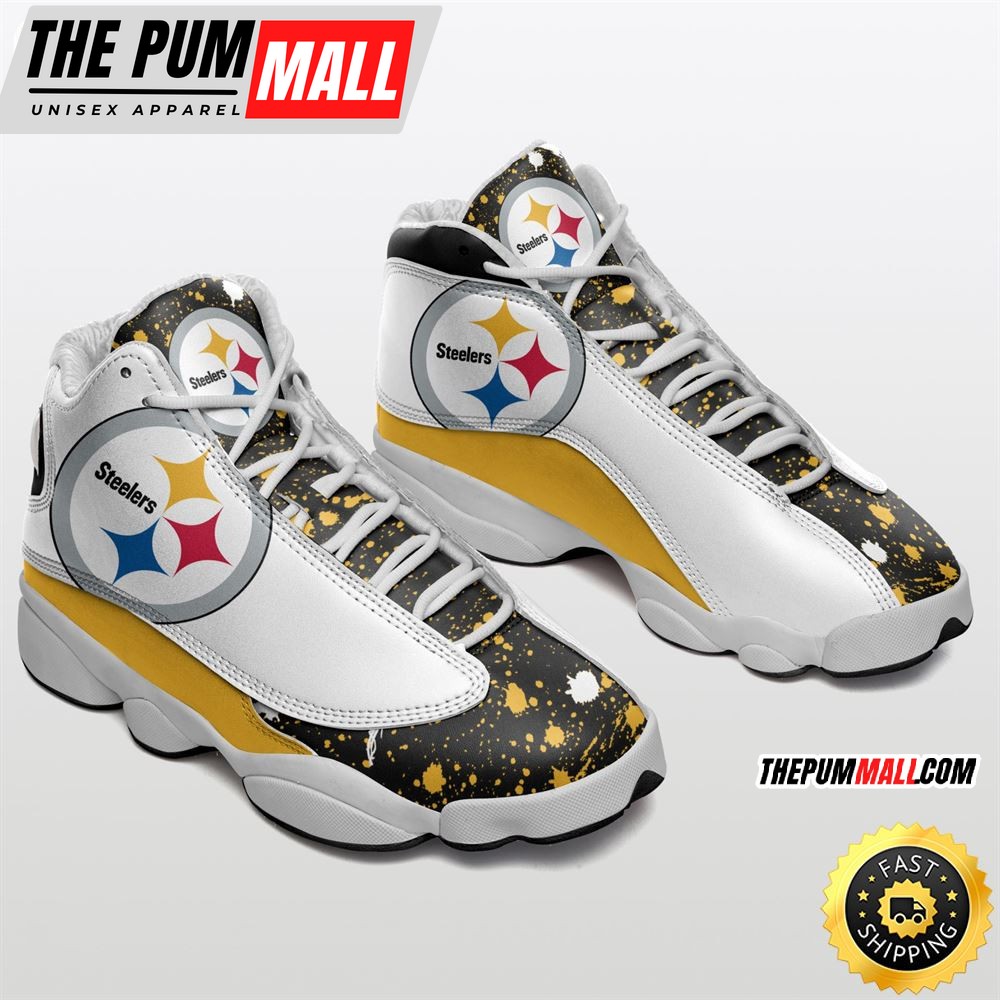 NFL Pittsburgh Steelers Air Jd 13 Shoes V2