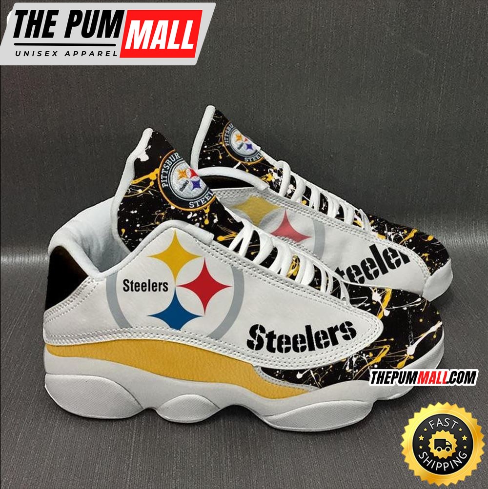 NFL Pittsburgh Steelers Air Jd 13 Shoes V4