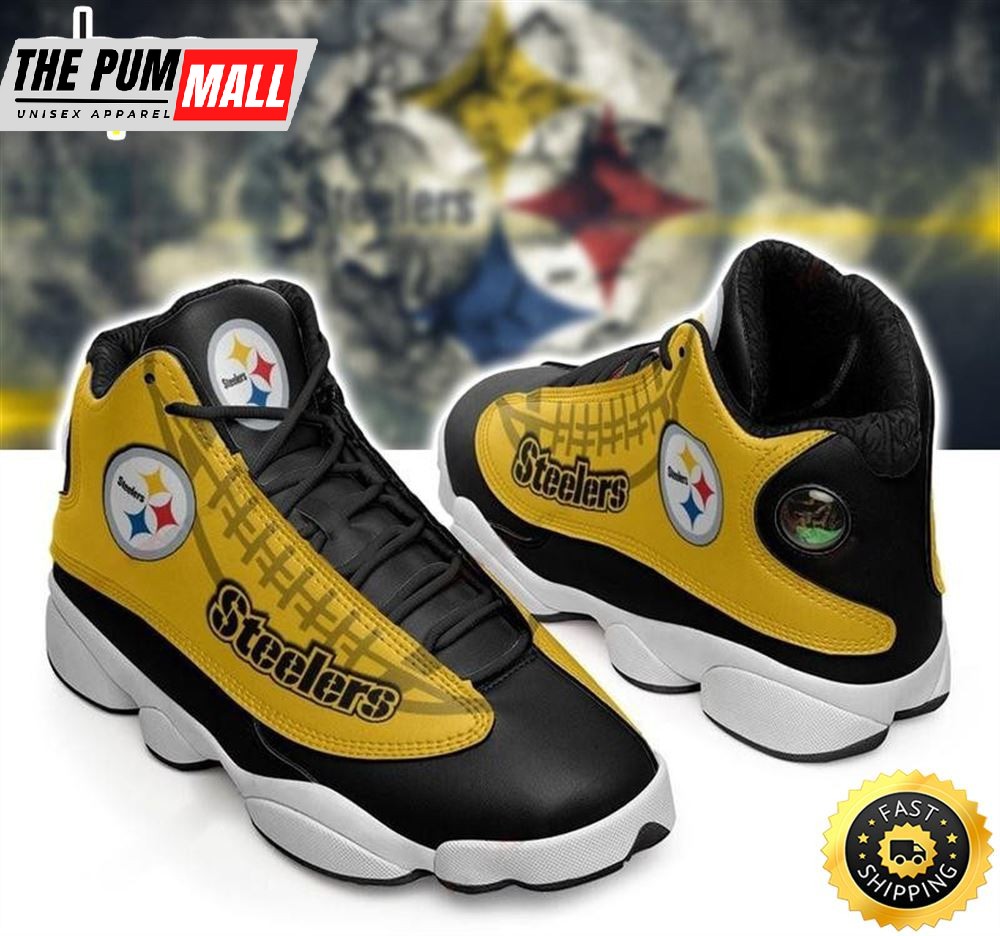 NFL Pittsburgh Steelers Air Jd 13 Shoes V6