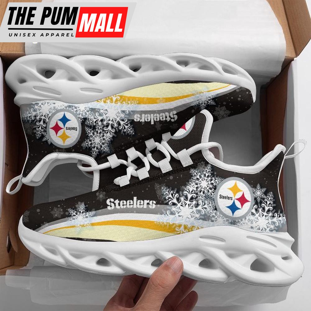 NFL Pittsburgh Steelers Christmas Snow Max Soul Shoes For Men Women