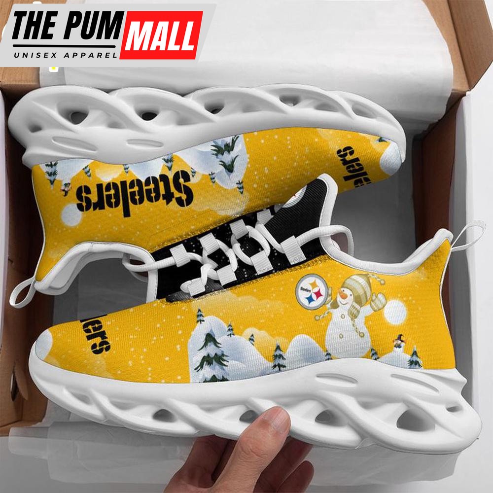NFL Pittsburgh Steelers Christmas Snowman Max Soul Shoes