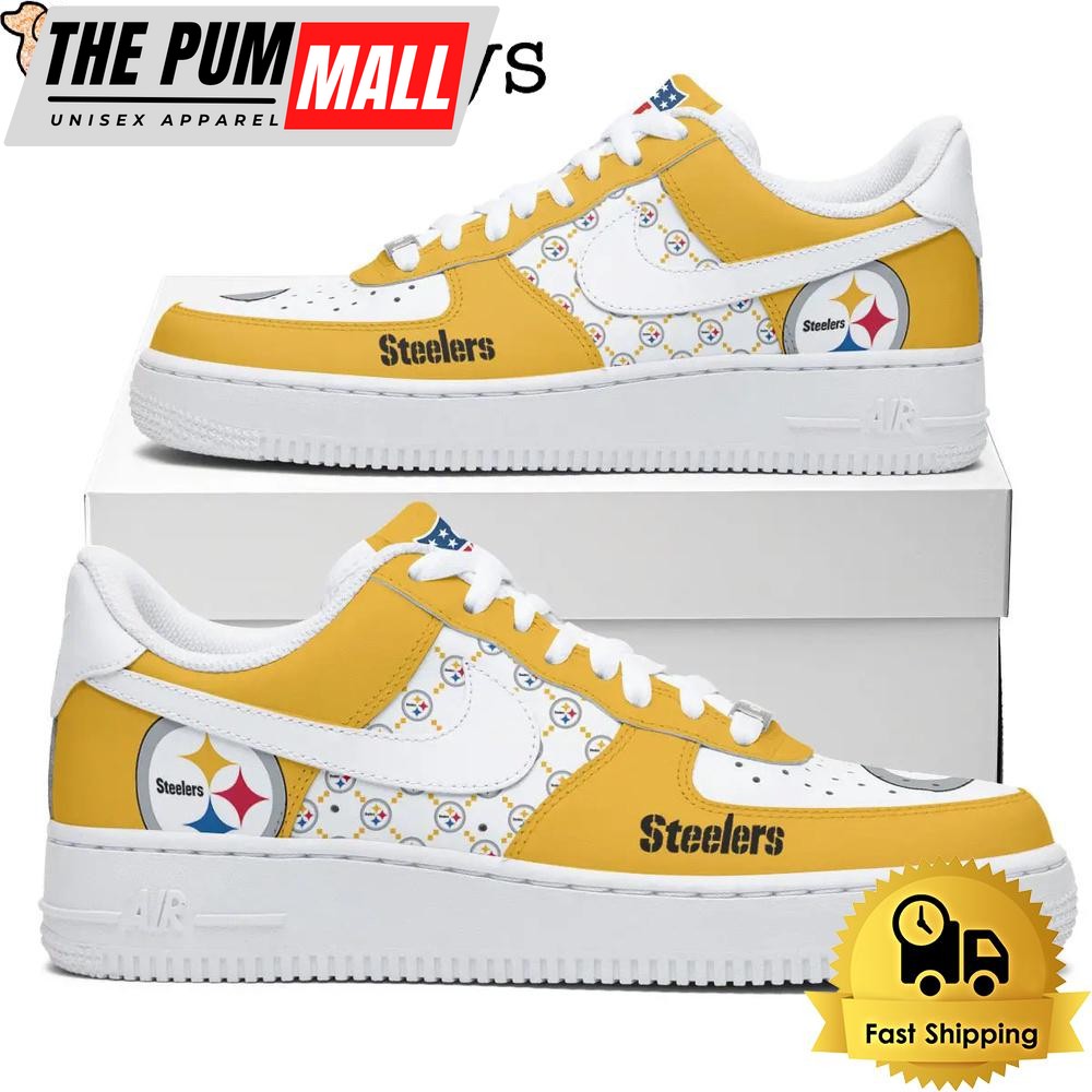 NFL Pittsburgh Steelers Dress With A Winning Attitude Custom Air Force 1 Shoes