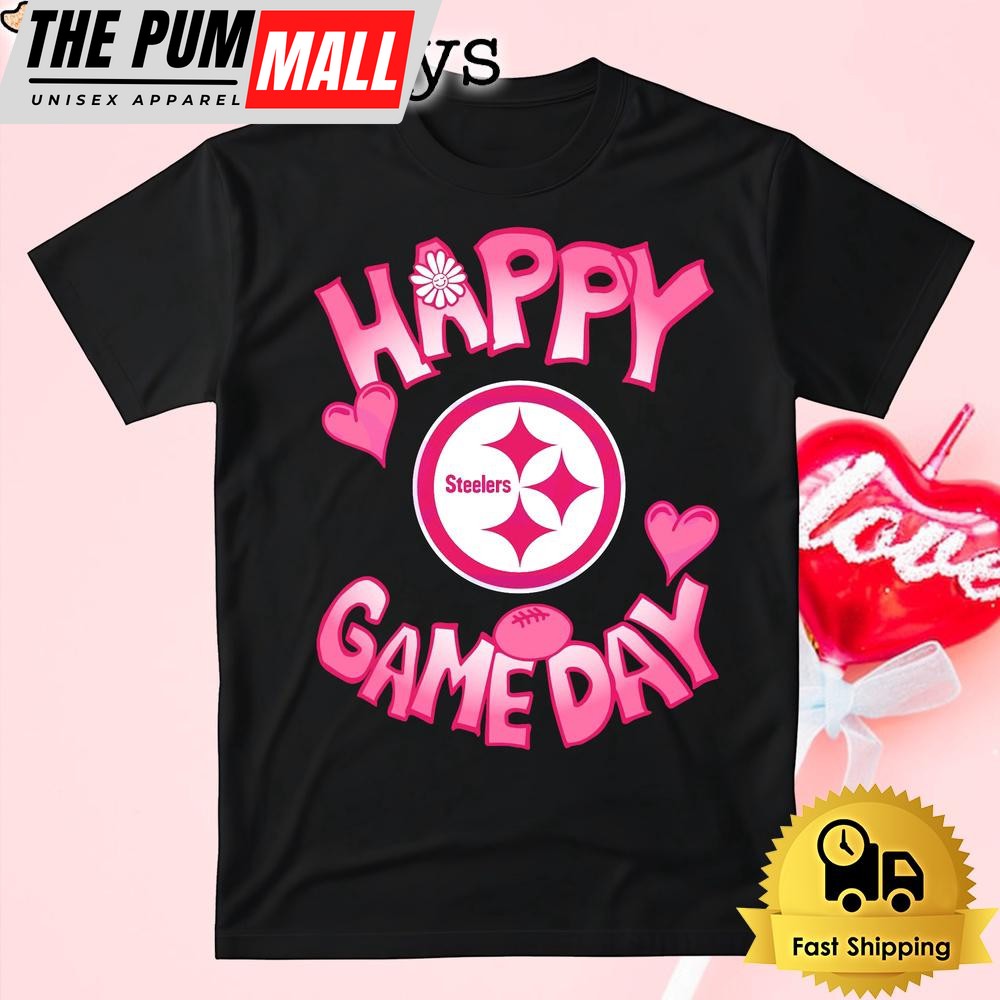 NFL Pittsburgh Steelers Happy GameDay Valentine’s Day T Shirt