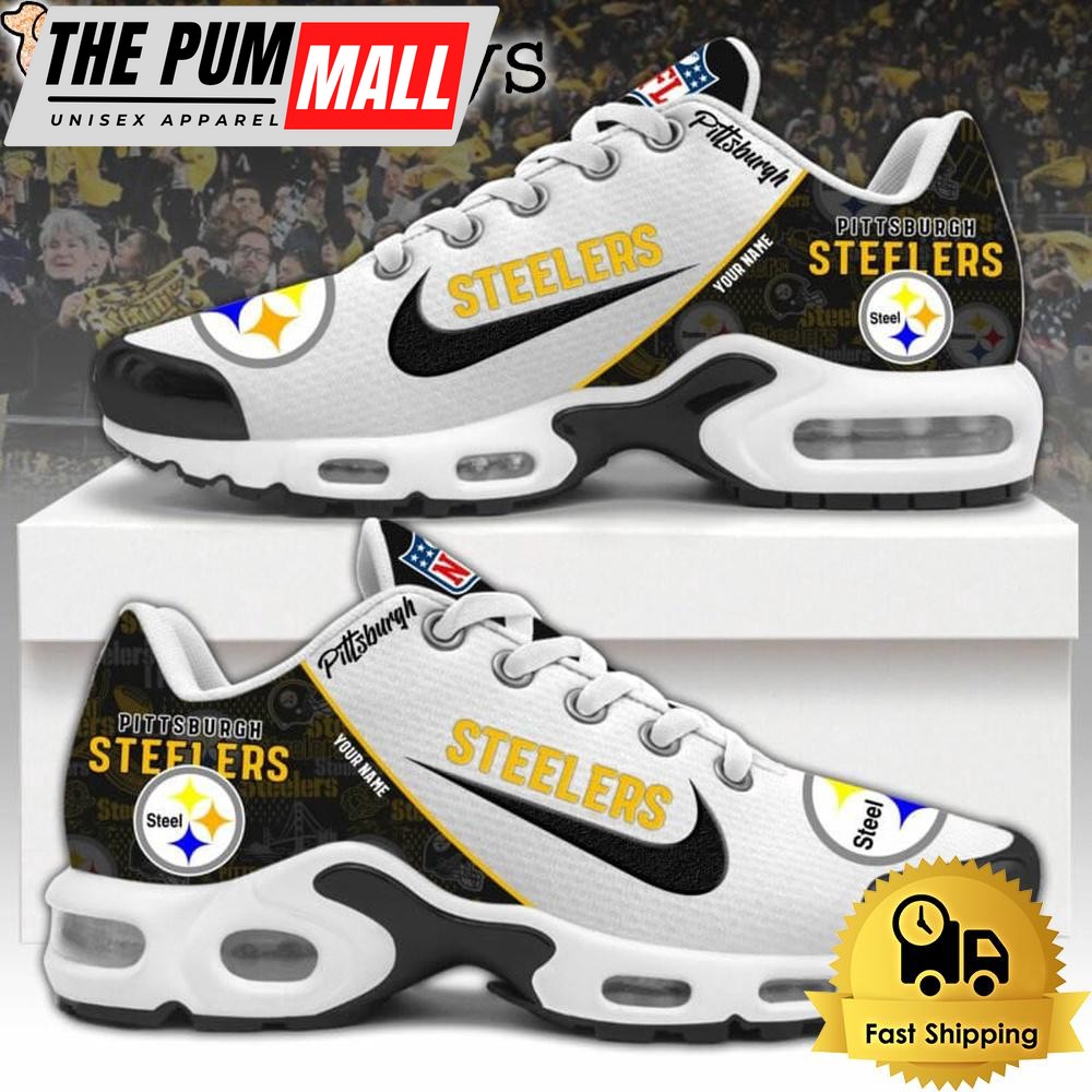NFL Pittsburgh Steelers Logo 2024 Custom Air Max Plus Shoes, NFL Fan Shoes