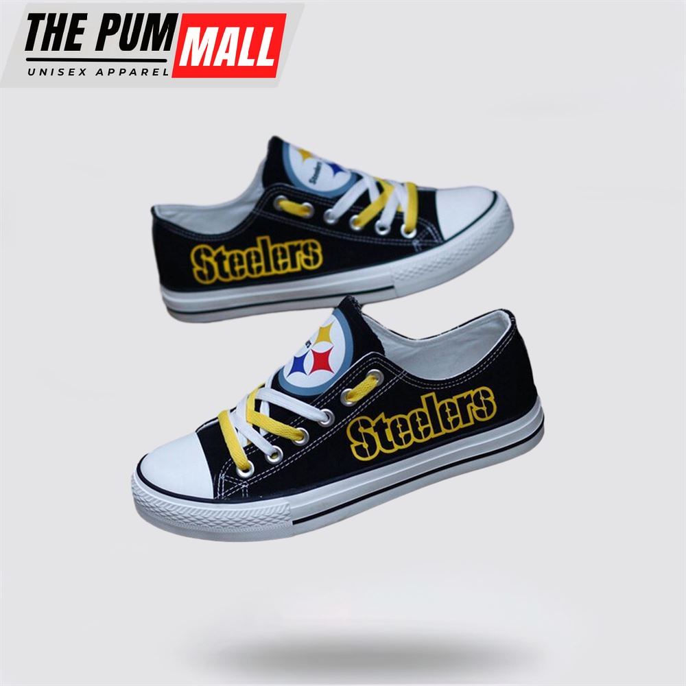 nfl-pittsburgh-steelers-low-top-canvas-shoes-sport-sneakers-experience-the-perfe-pbzt4k85 NFL Pittsburgh Steelers Low Top Canvas Shoes Sport Sneakers Experience The Perfect Blend Of Style And Performance