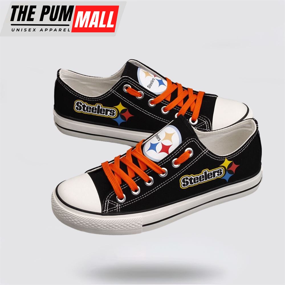 nfl-pittsburgh-steelers-low-top-canvas-shoes-sport-sneakers-fuel-your-passion-fo-vkrv3i0e NFL Pittsburgh Steelers Low Top Canvas Shoes Sport Sneakers Fuel Your Passion For The Game With Every Stride