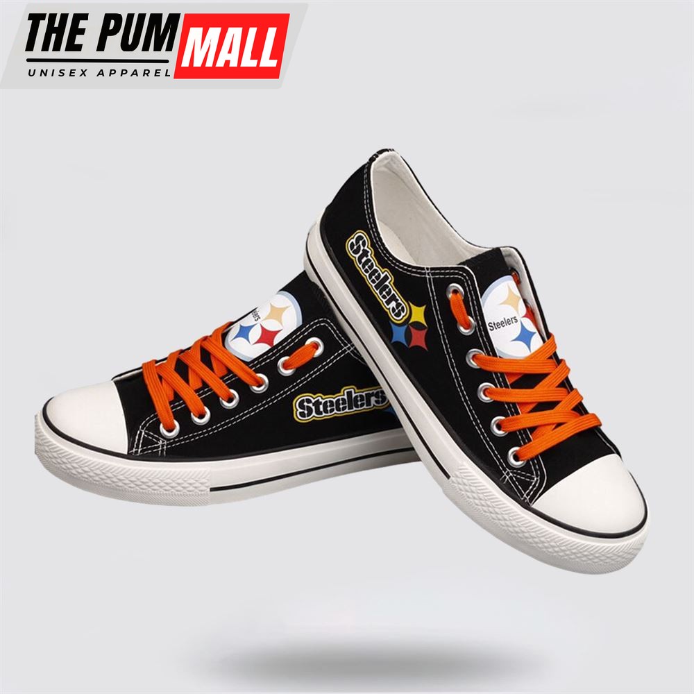 nfl-pittsburgh-steelers-low-top-canvas-shoes-sport-sneakers-fuel-your-passion-fo-vkrv3i0e NFL Pittsburgh Steelers Low Top Canvas Shoes Sport Sneakers Fuel Your Passion For The Game With Every Stride