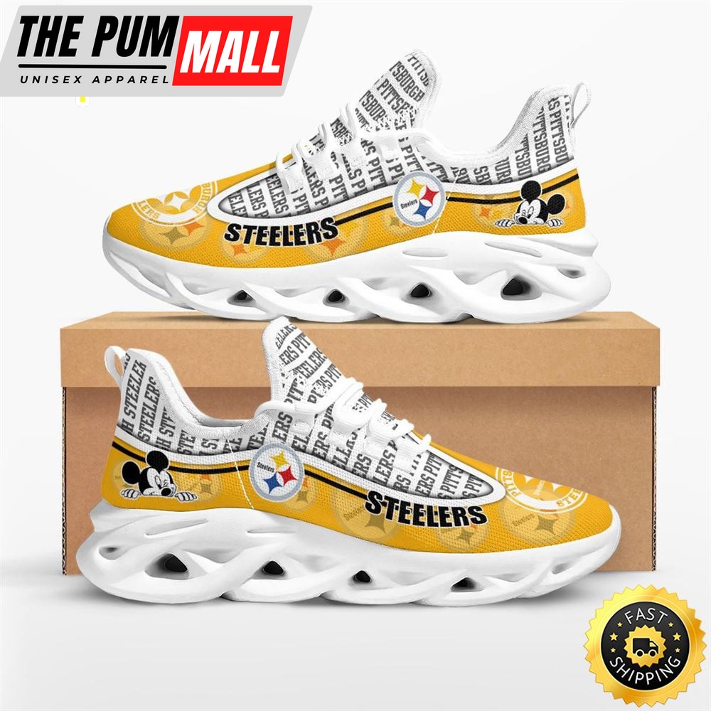 NFL Pittsburgh Steelers Mickey Mouse Max Soul Shoes