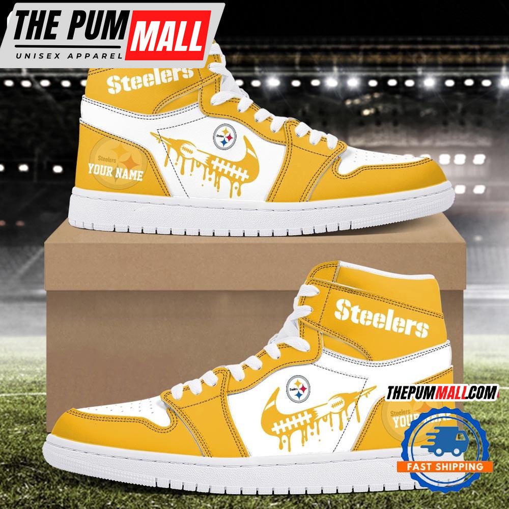 NFL Pittsburgh Steelers New Season Custom Air Jd 1 Hightop Shoes