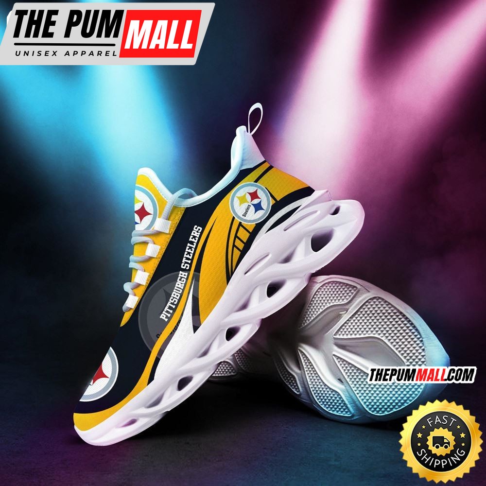 NFL Pittsburgh Steelers Sneaker Max Soul Shoes Hot Special Gift For Fans