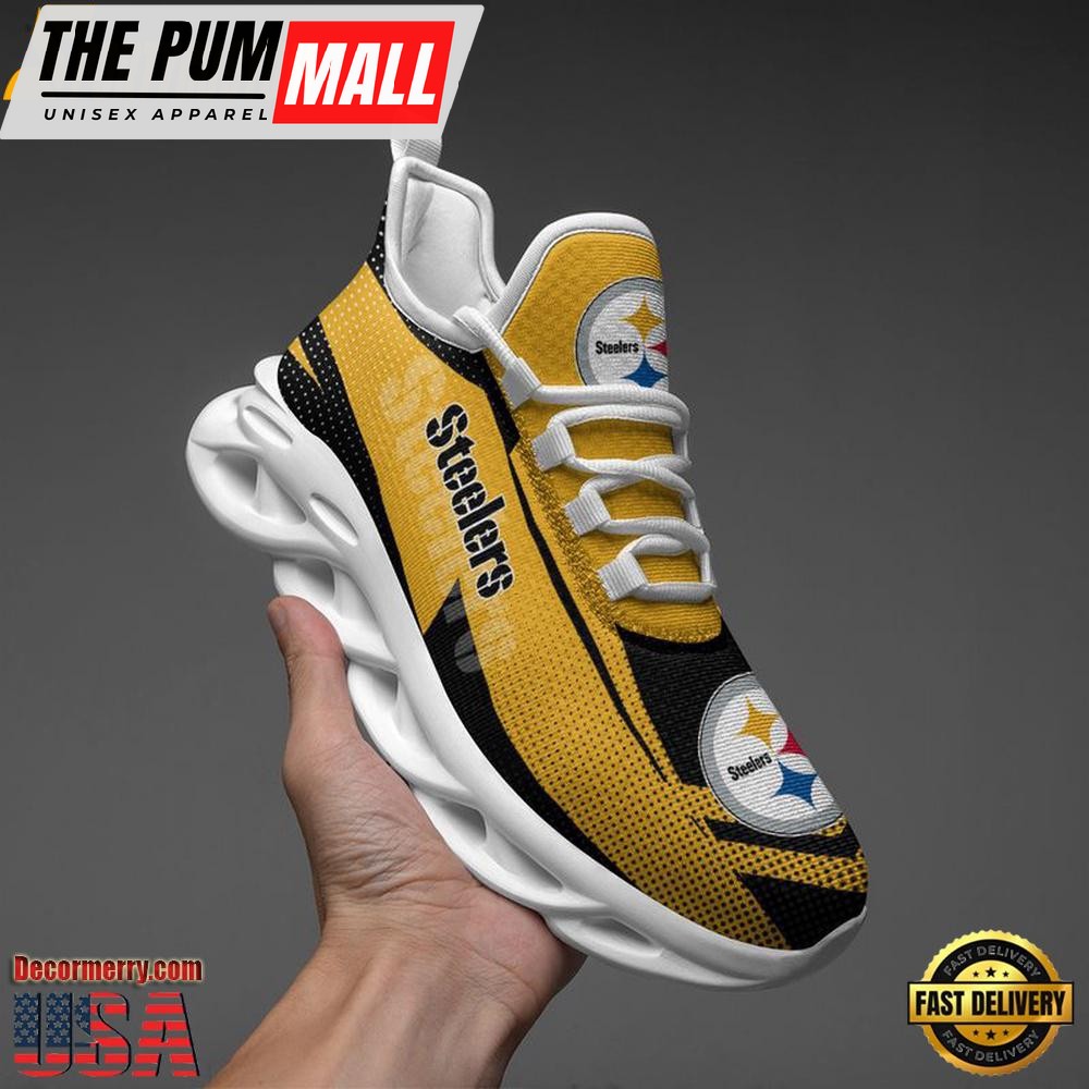 NFL Pittsburgh Steelers Sport Logo Max Soul Shoes , Running Sneakers Shoes
