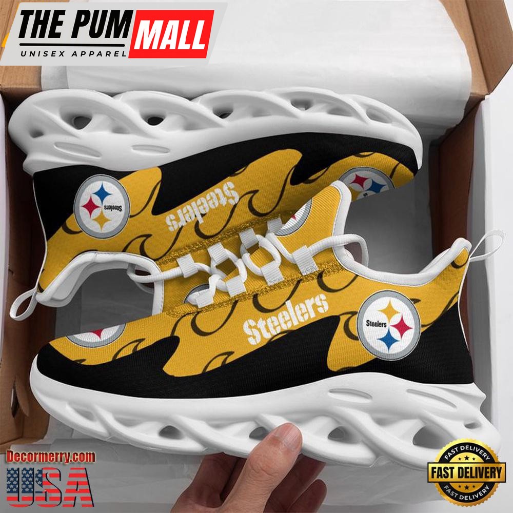 NFL Pittsburgh Steelers Sport Max Soul Shoes , Running Sneakers Shoes