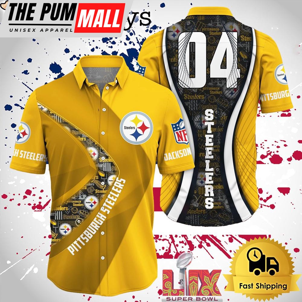 NFL Pittsburgh Steelers Super Bowl LIX Fans Custom Hawaiian Shirt