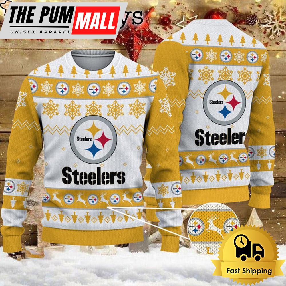 NFL Pittsburgh Steelers Team Winter Ugly Christmas Sweater