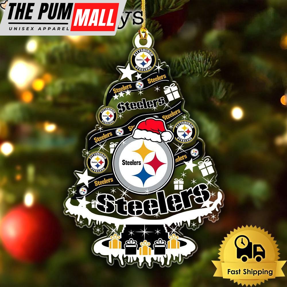 NFL Pittsburgh Steelers Tree Christmas Ornament Limited Edition